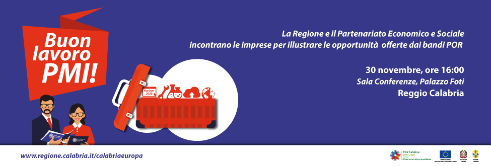 Incontro territoriale “Buon lavoro PMI” Reggio Calabria