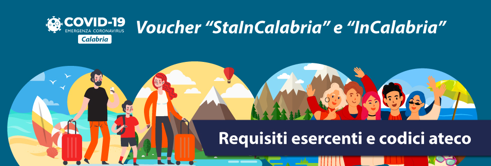 Voucher "InCalabria" e "StaiInCalabria"
