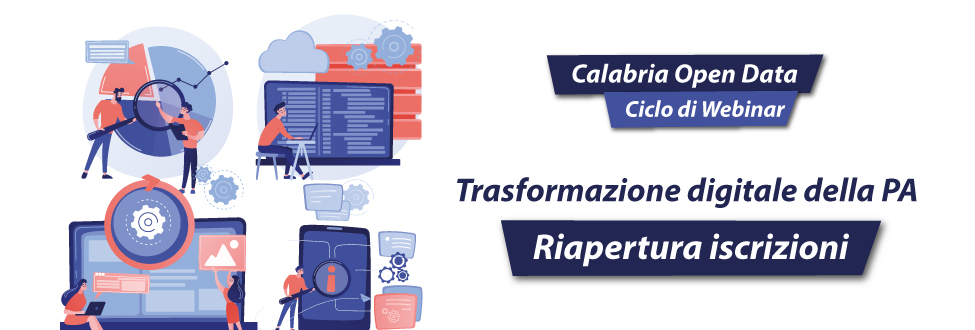 Trasformazione digitale della PA: due cicli di webinar per gli enti locali della regione Calabria