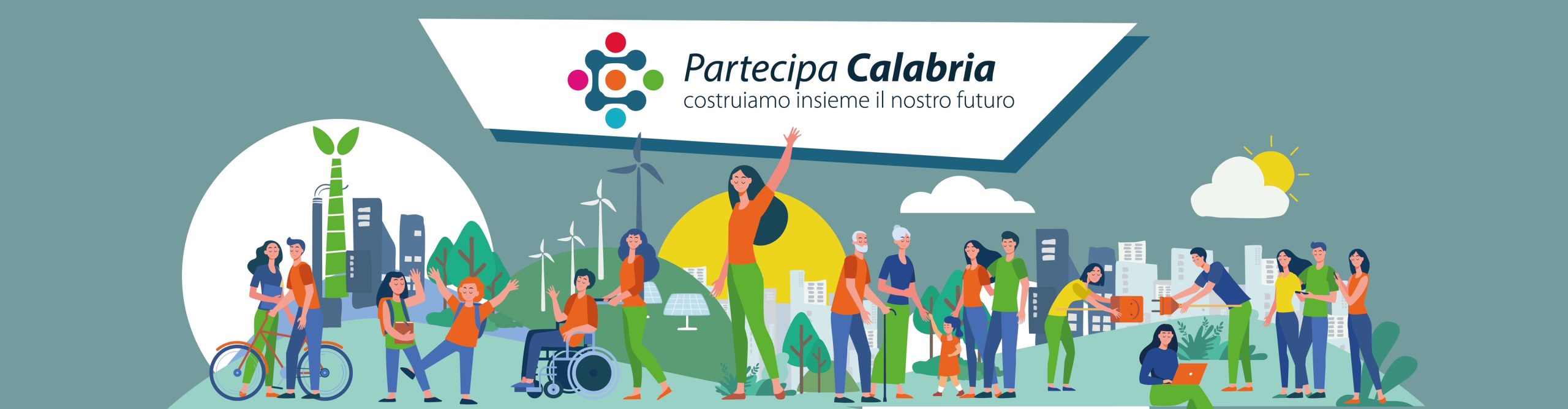 Banner Partecipa Calabria - Link al portale Partecipa Calabria
