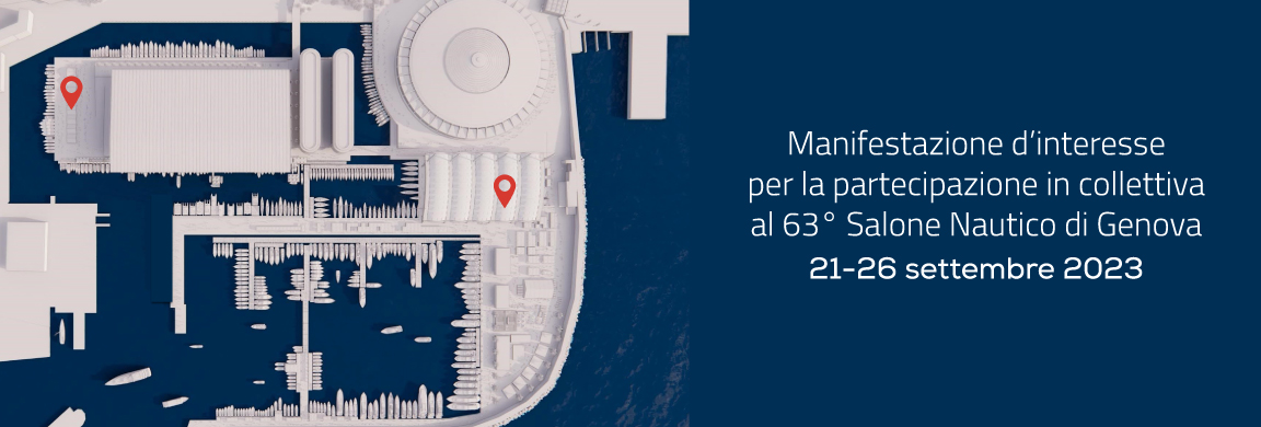 Manifestazione di interesse rivolta alle imprese del comparto nautico calabrese per la partecipazione al 63° Salone Nautico di Genova 21-26 settembre 2023