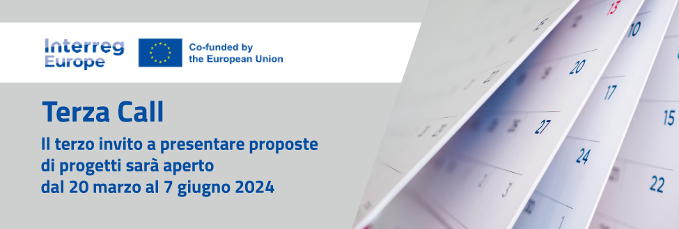 Lancio della Terza Call del Programma Interreg Europe 2021/2027 e CNP Italia - Regione Calabria