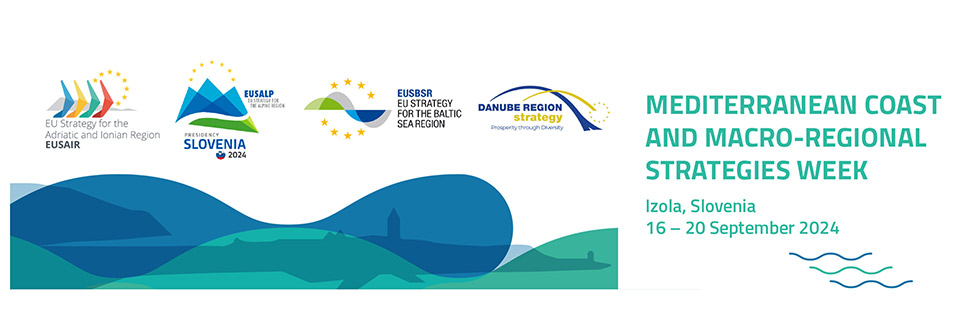 Mediterranean Coast and Macro-Regional Strategies Week 2024: registrazioni aperte.