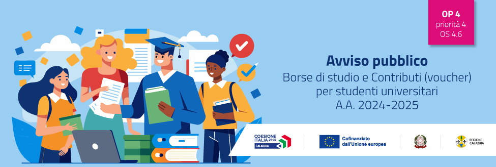 Borse di studio e contributi (voucher) per studenti universitari. A.A. 2023-2024