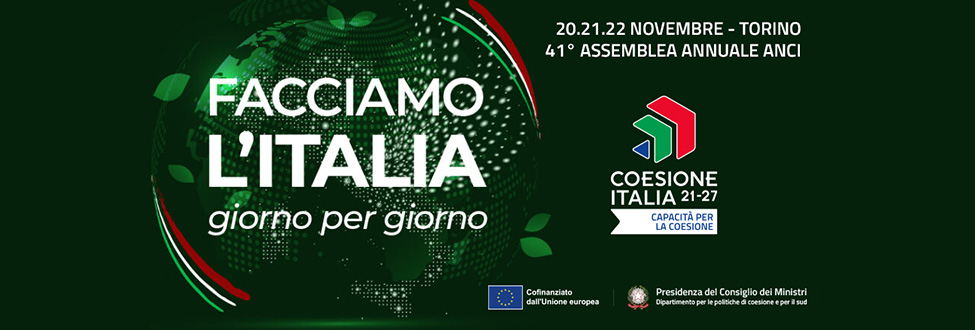 ll PN CAPCOE a Torino dal 20 al 22 novembre all’Assemblea di Anci 2024