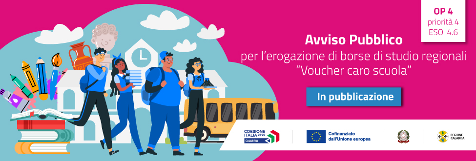 Pubblicato l’Avviso relativo alla seconda edizione del "Voucher Caro Scuola" per l’anno scolastico 2023/2024