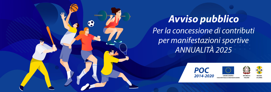 Avviso Pubblico per la concessione di contributi per manifestazioni sportive - Annualità 2025