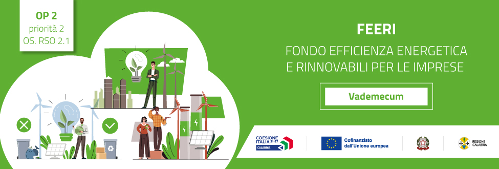 Fondo FEERI: pubblicato il Vademecum per la presentazione delle domande Fondo FEERI: pubblicato il Vademecum per la presentazione delle domande