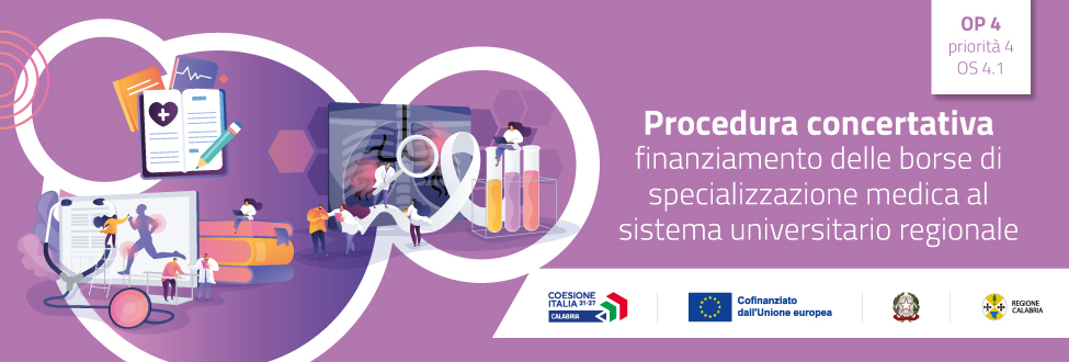 Procedura concertativa per il finanziamento delle borse di specializzazione medica al sistema universitario regionale