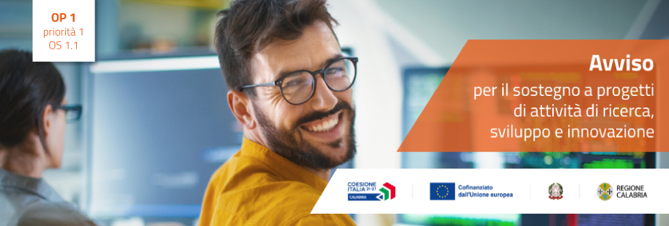 Avviso pubblico per il sostegno a progetti di attività di ricerca, sviluppo e innovazione