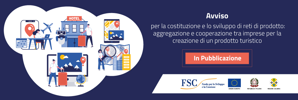 Turismo, pubblicato l’Avviso per le “Reti di prodotto”: sostegno alla cooperazione tra imprese per un’offerta integrata e innovativa Turismo, pubblicato l’Avviso per le “Reti di prodotto”: sostegno alla cooperazione tra imprese per un’offerta integrata e innovativa
