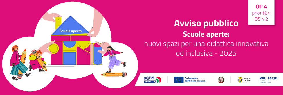 Scuole aperte: nuovi spazi per una didattica innovativa ed inclusiva