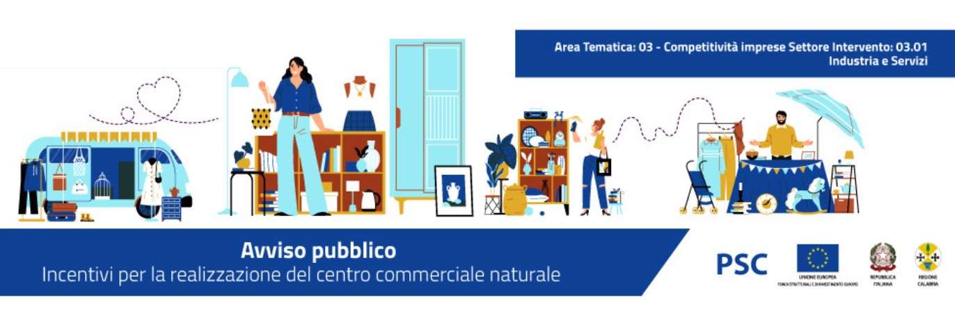 Avviso pubblico Incentivi per la realizzazione del centro commerciale naturale