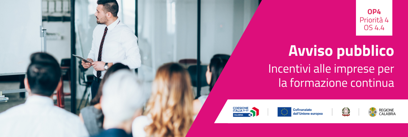 AVVISO PUBBLICO - Incentivi alle imprese per la formazione continua