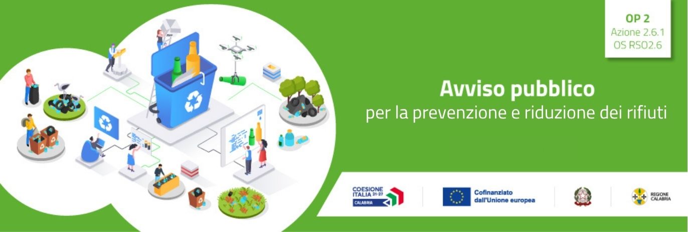 Avviso pubblico per la prevenzione e riduzione dei rifiuti