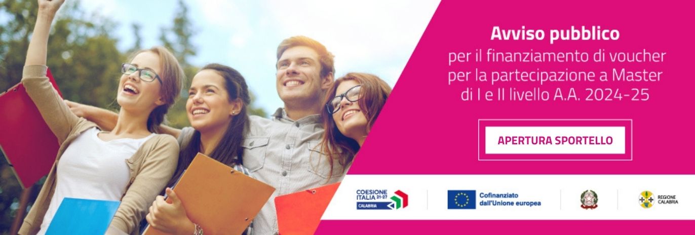 Aperto lo sportello per i voucher destinati ai Master di I e II livello – A.A. 2025/2026