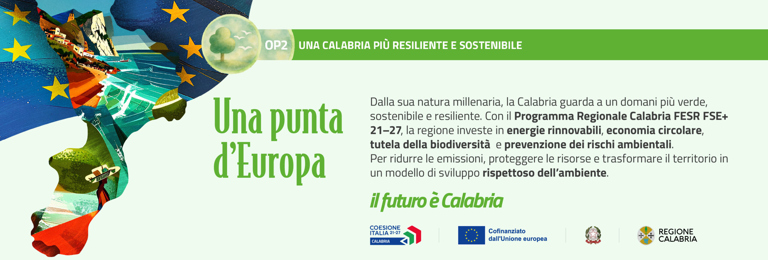 LA CALABRIA CON L’EUROPA È PIÙ GREEN